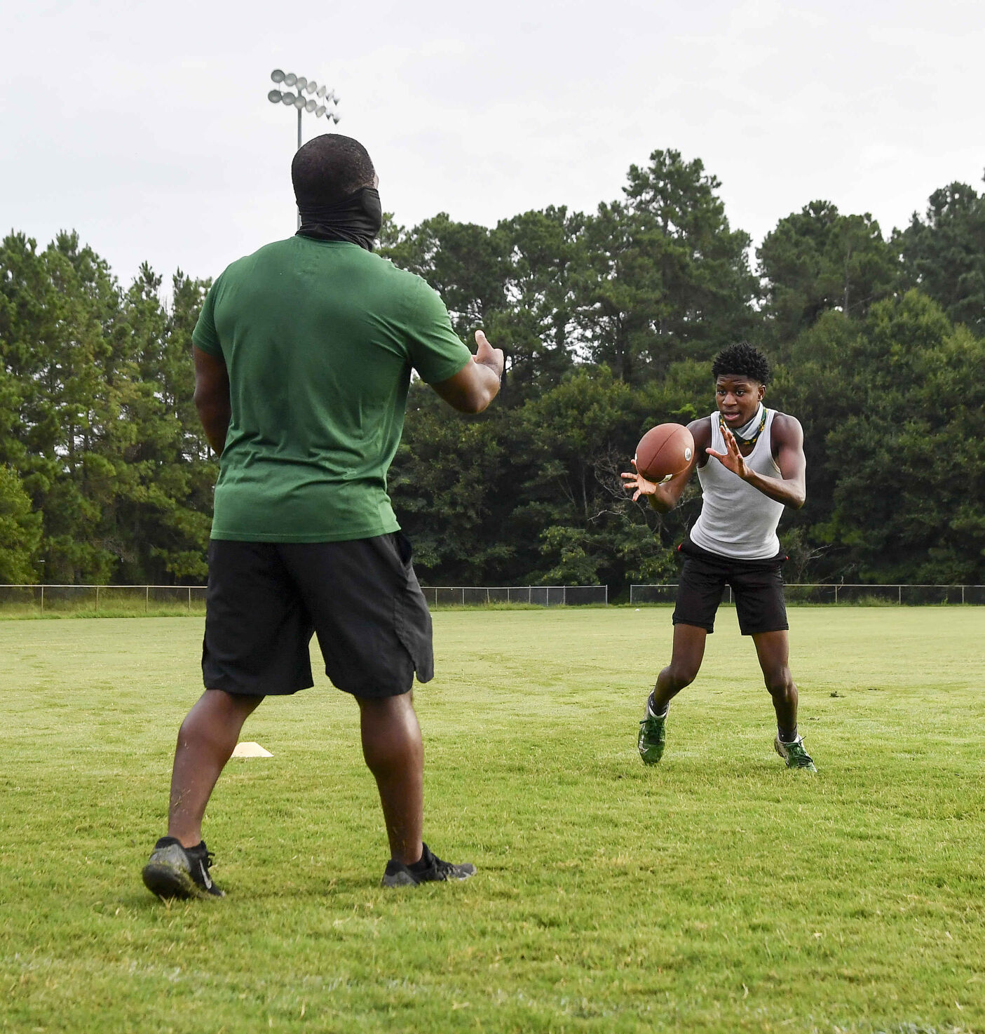 West Florence High School football practice